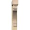 Ekena Millwork Merced Block Rough Sawn Bracket w/ Offset Brace, Douglas Fir, 8"W x 42"D x 42"H BKT0806X42X42MRC05RDF - alternate 2